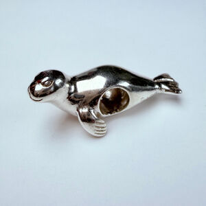 Cathleen Bunt Seal Animal Sea Life Sterling Silver Charm Fits Pandora Bracelet